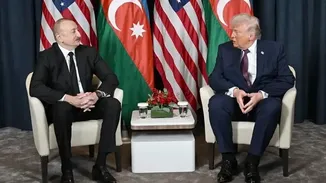 Aliyev, ABD Başkanı Trump ile Görüştü