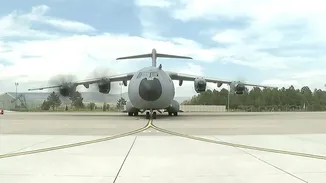 Kolombiya'da 110'dan Fazla Personel Taşıyan Askeri Uçak Düştü