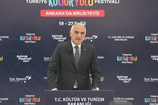Bakan Ersoy Ankara'da Startı Verdi: Kültür Yolu Festivali Başladı