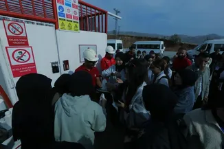 Enerji ve Tabii Kaynaklar Bakanlığı Gabar'da öğrencileri ağırladı