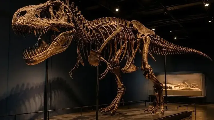 ABD'de T-rex İskeleti Rekor Fiyata Satıldı