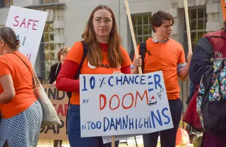 ‘Pull the Plug’: Protesters Resort to Direct Action Against AI Firms