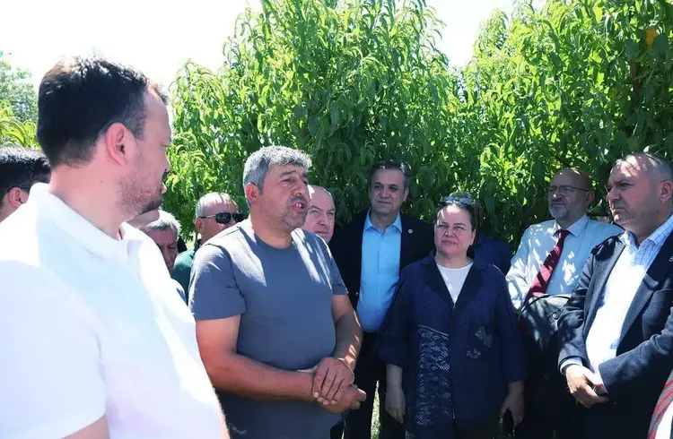 TBMM Komisyonu üyeleri Denizli'de zirai dondan etkilenen meyve bahçelerini inceledi TBMM Komisyonu üyeleri Denizli'de zirai dondan etkilenen meyve bahçelerini inceledi