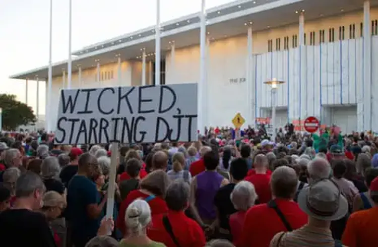 Thousands Protest Closure Of The Kennedy Center Amid Fears Trump Is Set To Demolish The Institution