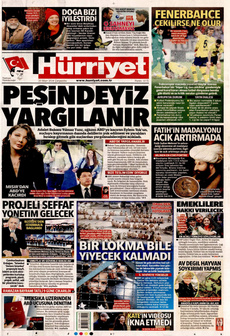HÜRRİYET 20 Mart 2024 gazete manşeti