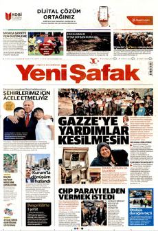 YENİ ŞAFAK 20 Mart 2024 gazete manşeti
