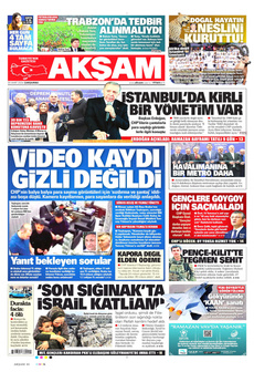 AKŞAM 20 Mart 2024 gazete manşeti