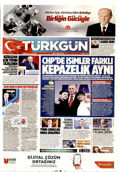 TÜRKGÜN 20 Mart 2024 gazete manşeti