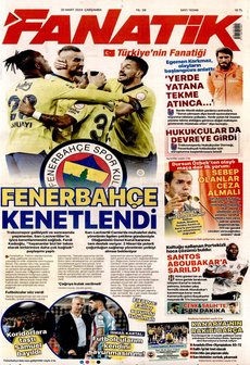 FANATİK 20 Mart 2024 gazete manşeti
