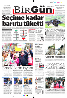 BİRGÜN 20 Mart 2024 gazete manşeti