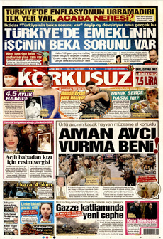 KORKUSUZ 20 Mart 2024 gazete manşeti