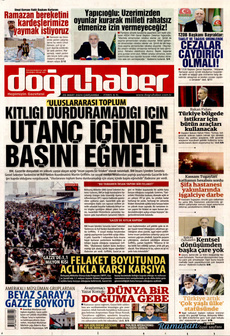 DOĞRU HABER 20 Mart 2024 gazete manşeti
