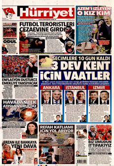 HÜRRİYET 21 Mart 2024 gazete manşeti