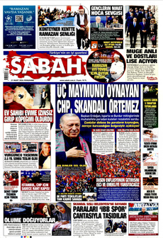 SABAH 21 Mart 2024 gazete manşeti