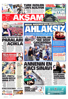 AKŞAM 21 Mart 2024 gazete manşeti