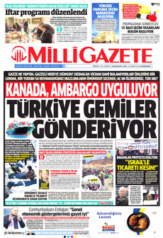 MİLLİ GAZETE 21 Mart 2024 gazete manşeti