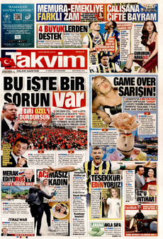 TAKVİM 21 Mart 2024 gazete manşeti