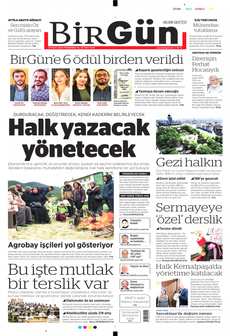 BİRGÜN 21 Mart 2024 gazete manşeti