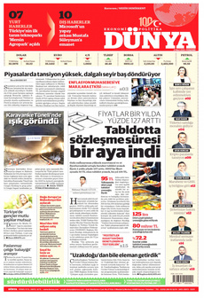 DÜNYA 21 Mart 2024 gazete manşeti