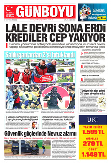 GÜNBOYU 21 Mart 2024 gazete manşeti