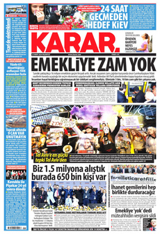 KARAR 25 Mart 2024 gazete manşeti