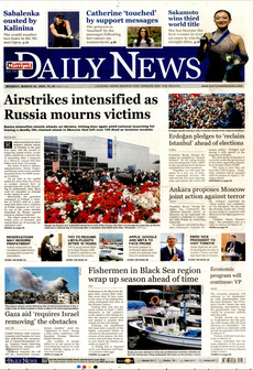 HÜRRİYET DAİLY NEWS 25 Mart 2024 gazete manşeti
