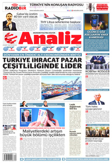 ANALİZ 25 Mart 2024 gazete manşeti