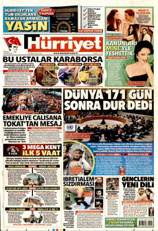 HÜRRİYET 26 Mart 2024 gazete manşeti