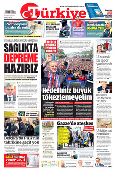 TÜRKİYE GAZETESİ 26 Mart 2024 gazete manşeti