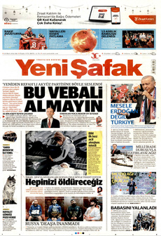 YENİ ŞAFAK 26 Mart 2024 gazete manşeti