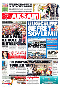 AKŞAM 26 Mart 2024 gazete manşeti