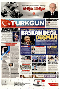 TÜRKGÜN 26 Mart 2024 gazete manşeti
