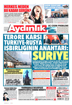 AYDINLIK GAZETESİ 26 Mart 2024 gazete manşeti