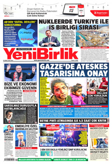 YENİBİRLİK 26 Mart 2024 gazete manşeti