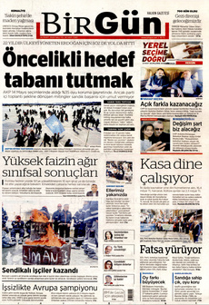 BİRGÜN 26 Mart 2024 gazete manşeti