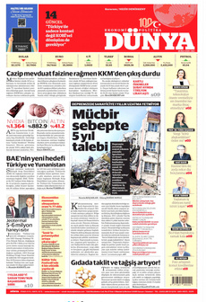 DÜNYA 26 Mart 2024 gazete manşeti