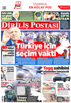 DİRİLİŞ POSTASI 31 Mart 2024 gazete manşeti