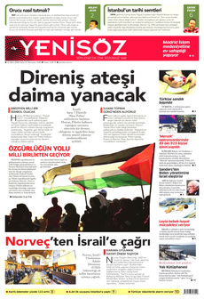 YENİ SÖZ GAZETESİ 31 Mart 2024 gazete manşeti