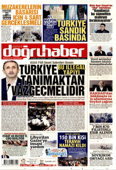 DOĞRU HABER 31 Mart 2024 gazete manşeti