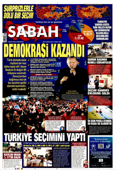 SABAH 1 Nisan 2024 gazete manşeti