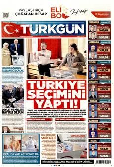 TÜRKGÜN 1 Nisan 2024 gazete manşeti