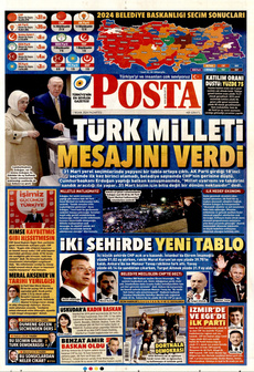 POSTA 1 Nisan 2024 gazete manşeti
