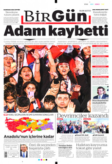 BİRGÜN 1 Nisan 2024 gazete manşeti