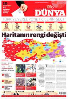 DÜNYA 1 Nisan 2024 gazete manşeti