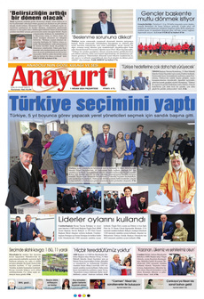 ANAYURT 1 Nisan 2024 gazete manşeti