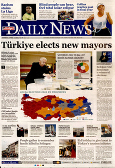 HÜRRİYET DAİLY NEWS 1 Nisan 2024 gazete manşeti