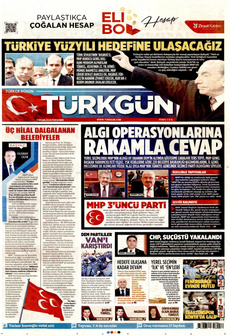 TÜRKGÜN 4 Nisan 2024 gazete manşeti