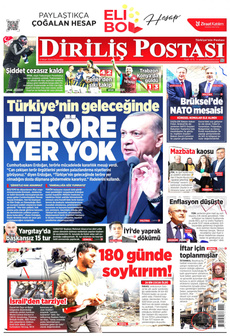 DİRİLİŞ POSTASI 4 Nisan 2024 gazete manşeti