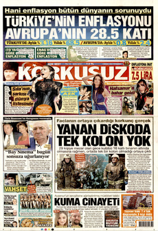 KORKUSUZ 4 Nisan 2024 gazete manşeti