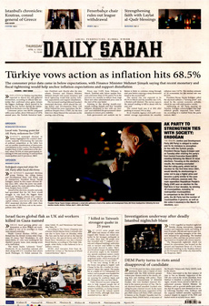 DAİLY SABAH 4 Nisan 2024 gazete manşeti
